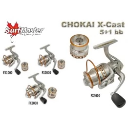 Безынерционная катушка Surf Master Chokai X-Cast FX 4000